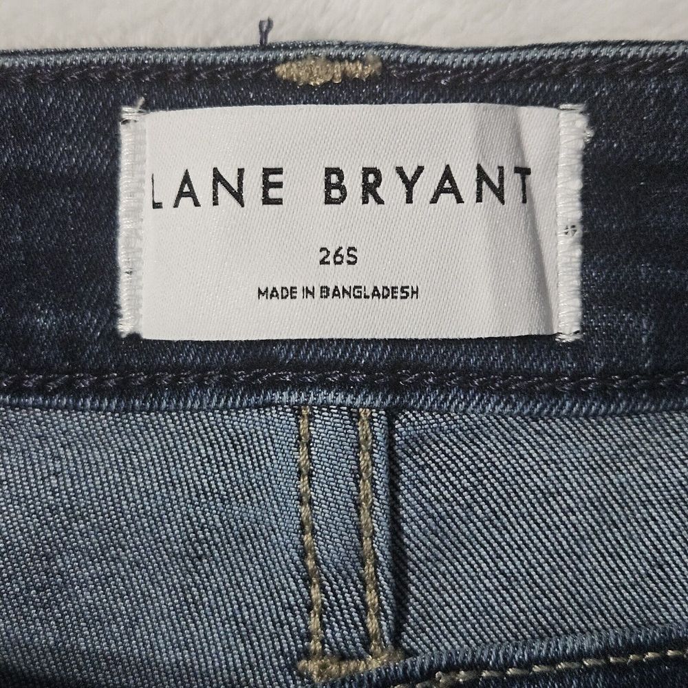 Lane Bryant Jeans Women's Size 26s Signature Fit‎ Straight Blue Denim NWOT - Picture 2 of 9